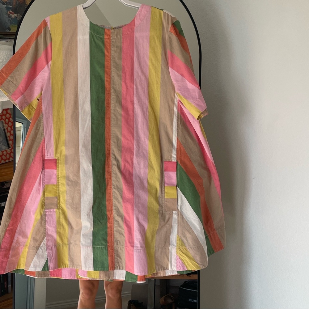 Anthropologie Colorful Striped Mini Dress